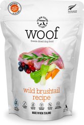 The New Zealand Natural Pet Food Co. Woof Wild Brushtail Grain-Free Freeze-Dried Raw Dog Food, 9.9-oz bag slide 1 of 8