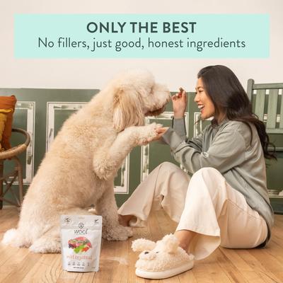 Show full view: The New Zealand Natural Pet Food Co. Woof Wild Brushtail Recipe Grain-Free Freeze-Dried Dog Treats, 1.76-oz bag slide 8 of 10