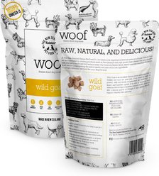 The New Zealand Natural Pet Food Co. Woof Wild Goat Grain-Free Freeze-Dried Dog Treats, 1.76-oz bag slide 2 of 7