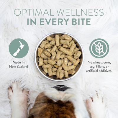 Show full view: The New Zealand Natural Pet Food Co. Woof Wild Goat Grain-Free Freeze-Dried Raw Dog Food, 2.2-lb bag slide 6 of 9