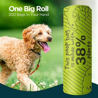 Show full view: The Original Poop Bags Biobased 38% Plant-Based Dog Poop Bags, Green, Large, 300 count slide 5 of 8