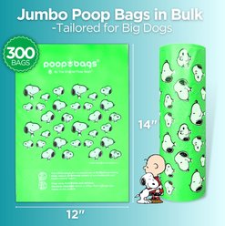 The Original Poop Bags Peanut Jumbo Dog Waste Bags, 300 count slide 2 of 6