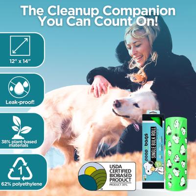 Show full view: The Original Poop Bags Peanut Jumbo Dog Waste Bags, 300 count slide 5 of 8