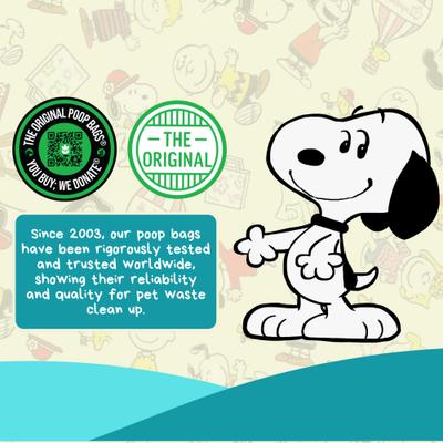 Show full view: The Original Poop Bags Peanuts USDA Biobased Dog Poop Bags, 120 count, Unscented slide 8 of 8