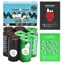 The Original Poop Bags Peanuts USDA Biobased Dog Poop Bags, 360 count, Unscented