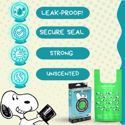 Show full view: The Original Poop Bags Peanuts USDA Biobased with Tie Handle Dog Poop Bags, Unscented, 120 count slide 5 of 7