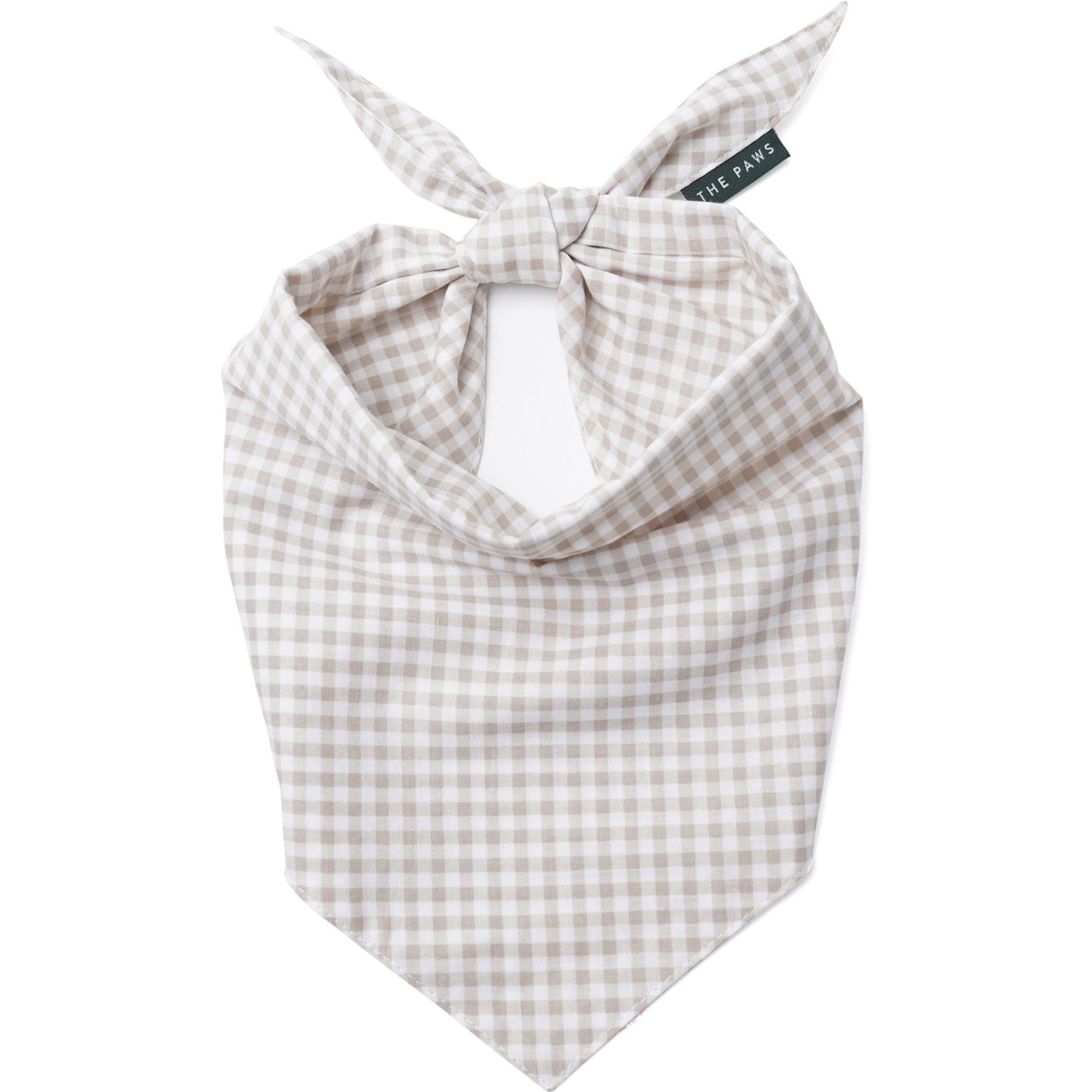 The Paws Biscuit Machine Washable Dog Bandana, Large