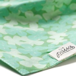 The Paws Clover Dog Bandana, Green, Large slide 2 of 6