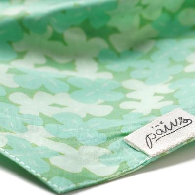 Show full view: The Paws Clover Dog Bandana, Green, Large slide 5 of 8