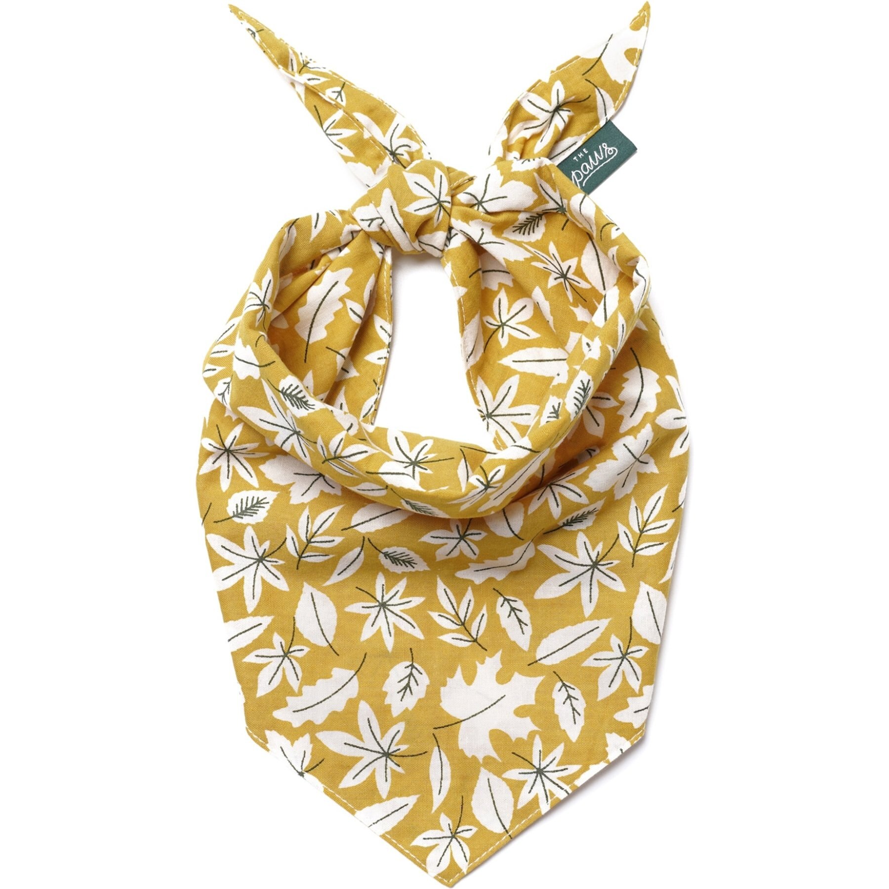 The Paws Golden Machine Washable Dog Bandana, Medium