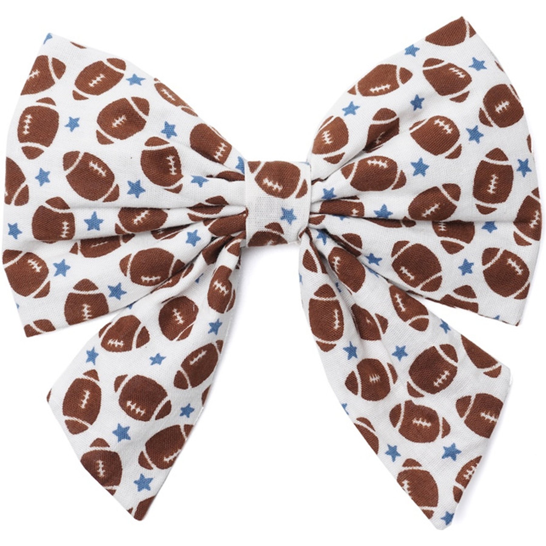 The Paws Little Game Day Sailor Bow Dog Collar Accessory
