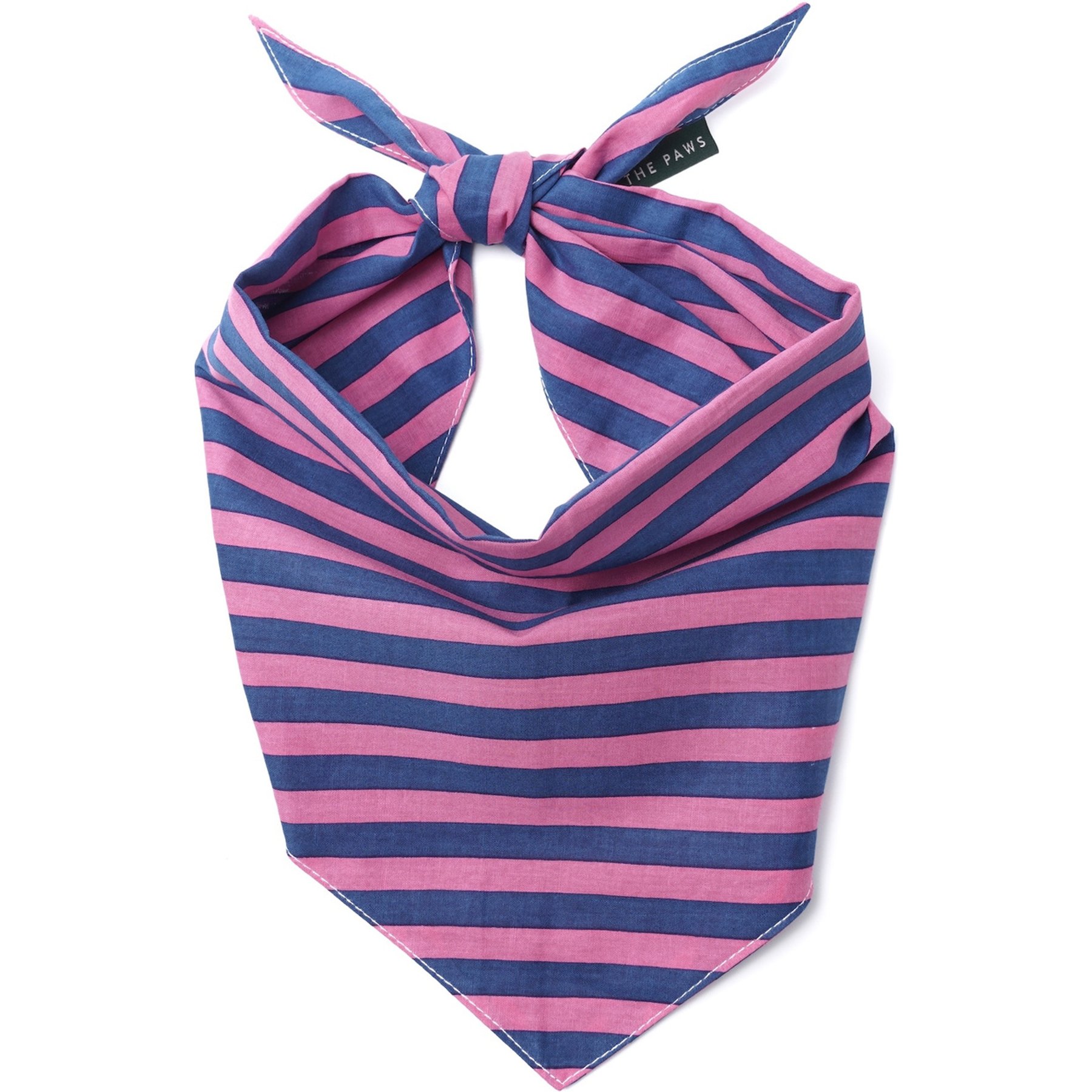 The Paws Pacific Stripe Machine Washable Dog Bandana, Small