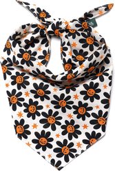 The Paws Pumpkin Petals Machine Washable Dog Bandana, Small