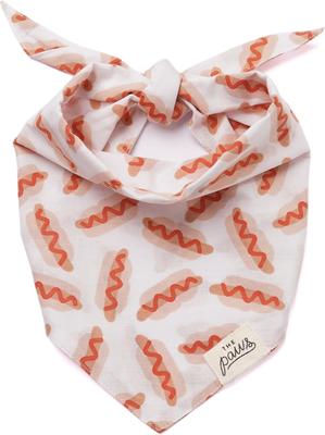 Show full view: The Paws Sizzle Dog Bandana, Red, Small slide 2 of 8