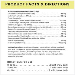 The Pets Table 8-in-1 Chicken Flavored All in One Wellness Soft Chew Vitamin Supplement for Dogs, 50 count slide 2 of 5