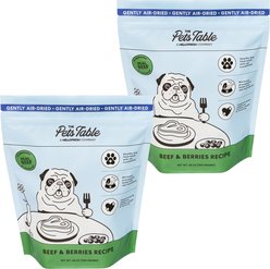 The Pets Table Beef & Berries Grain-Free Air-Dried Dog Food, 96-oz bundle