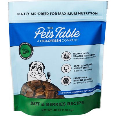 The Pets Table The Pets Table Beef & Berries Grain-Free Air-Dried Dog Food, 96-oz bundle