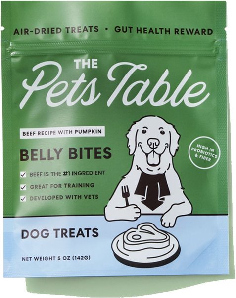 The Pets Table Beef Limited Ingredient Diet Air-Dried Dog Treats, 5-oz bag