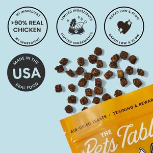 The Pets Table Chicken Grain-Free Air-Dried Dog Treats, 5-oz bag