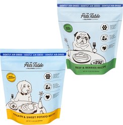 The Pets Table Chicken & Sweet Potato + Beef & Berries Air-Dried Dog Food, 16-oz bag