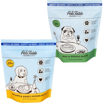 The Pets Table The Pets Table Chicken & Sweet Potato + Beef & Berries Air-Dried Dog Food, 48-oz bag