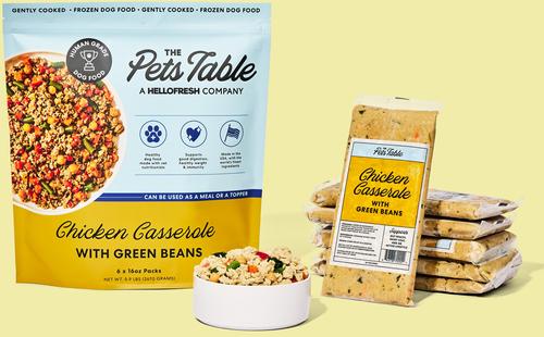 Show full view: The Pets Table Freshly-Made Frozen Human-Grade Chicken Casserole Dog Food, 16-oz pouch, 6 count slide 4 of 11