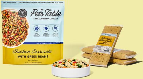 Show full view: The Pets Table Freshly-Made Frozen Human-Grade Chicken Casserole Dog Food, 34-oz pouch, 3 count slide 4 of 11