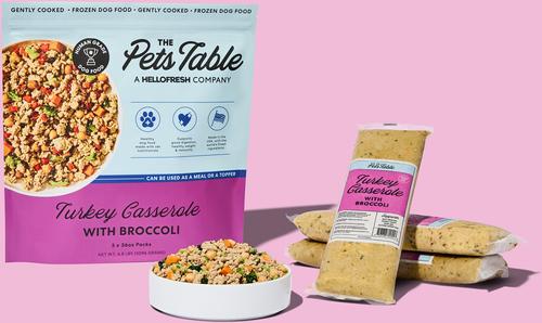 Show full view: The Pets Table Freshly-Made Frozen Human-Grade Turkey Casserole Dog Food, 36-oz pouch, 3 count slide 4 of 11