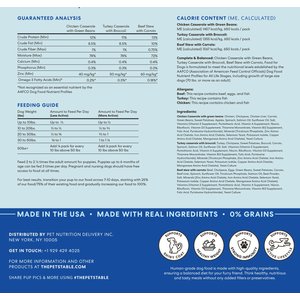 The Pets Table Freshly-Made Frozen Human-Grade Variety Pack Dog Food, 15 to 17-oz pouches, 6 count