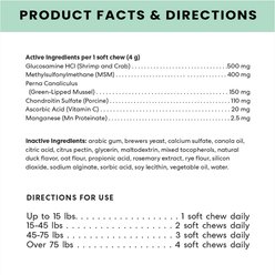 The Pets Table Mobility Duck Flavored Soft Chew Hip & Joint Supplement with Glucosamine for Dogs, 60 count slide 2 of 5