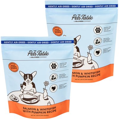 The Pets Table The Pets Table Salmon & Whitefish with Pumpkin Grain-Free Air-Dried Dog Food, 96-oz bundle