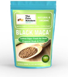 The Petz Kitchen Black Maca Powder Dog & Cat Supplement, 8-oz bag