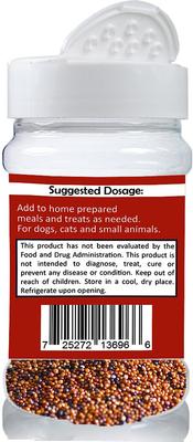 Show full view: The Petz Kitchen Canihua Flour Organic Ancient Seed Grain Complete Protein Powder Dog & Cat Supplement, 2-oz jar slide 3 of 5