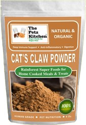 The Petz Kitchen Cat's Claw Powder Dog & Cat Supplement, 4-oz bag