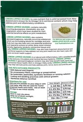 The Petz Kitchen Green Lipped Mussel Omega 3 & 6 Joint & Inflammation Support Dog & Cat Supplement, 8-oz jar slide 2 of 3