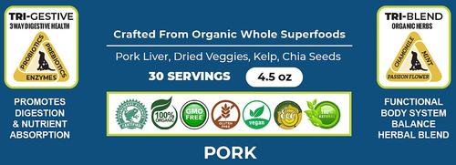 Show full view: The Petz Kitchen Holistic Super Food Broth Anxiety Support Pork Flavor Concentrate Powder Dog & Cat Supplement, 4.5-oz bag slide 8 of 8