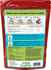 The Petz Kitchen Holistic Super Food Broth One & Done Daily Greens Support Beef Flavor Concentrate Powder Dog & Cat Supplement, 4.5-oz bag slide 2 of 7