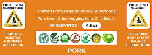 Show full view: The Petz Kitchen Holistic Super Food Broth Urinary Track Health Support Pork Flavor Concentrate Powder Dog & Cat Supplement, 4.5-oz bag slide 8 of 8