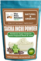 The Petz Kitchen Sacha Inchi Powder Dog & Cat Supplement, 8-oz bag