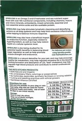The Petz Kitchen Spirulina Omega 3 & 6 Lymphatic, Weight & Probiotic Immune Support Dog & Cat Supplement, 8-oz jar slide 2 of 3