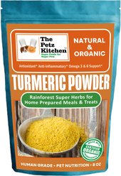 The Petz Kitchen Turmeric Powder Dog & Cat Supplement, 8-oz bag