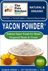 The Petz Kitchen Yacon Powder Dog & Cat Supplement, 8-oz bag
