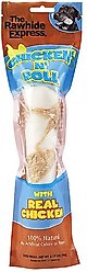 The Rawhide Express Chicken Flavored Roll Dog Treat, 9-10-in