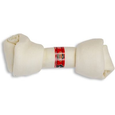 The Rawhide Express The Rawhide Express Natural Flavor Knotted Dog Bone, 7-8-in