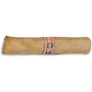 The Rawhide Express Peanut Butter Flavor Retriever Roll Dog Treat, 9-10-in