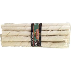 The Rawhide Express Twisted Sticks Natural Flavor Dog Treats, 15 count
