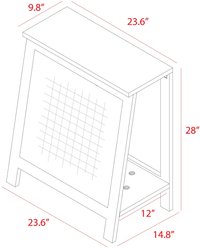 The Refined Feline A-Frame Covered Cat Bed, Espresso slide 2 of 3