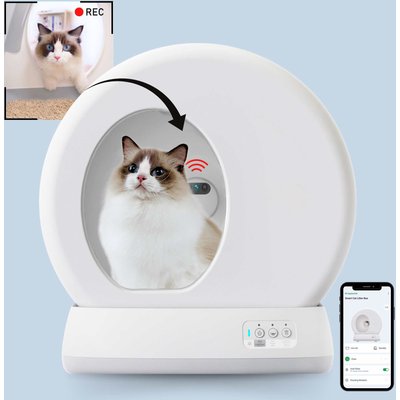 The Refined Feline The Refined Feline Automatic Self-Cleaning Cat Litter Box
