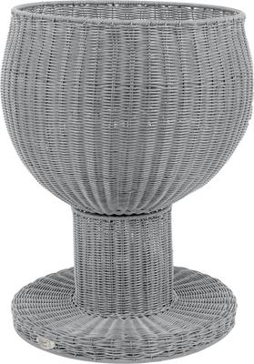 Show full view: The Refined Feline Kitty Ball Cat Bed, Smoke slide 9 of 12