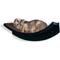 Show in main carousel: The Refined Feline Lotus Leaf Wall Mounted Cat Wall Shelf, Espresso slide 3 of 7